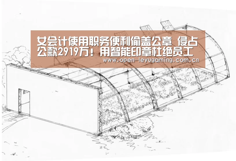 女会计使用职务便利偷盖公章 侵占公款2919万!用智能印章杜绝员工违规用印-乐鱼真人(图4) 乐鱼leyu登录入口